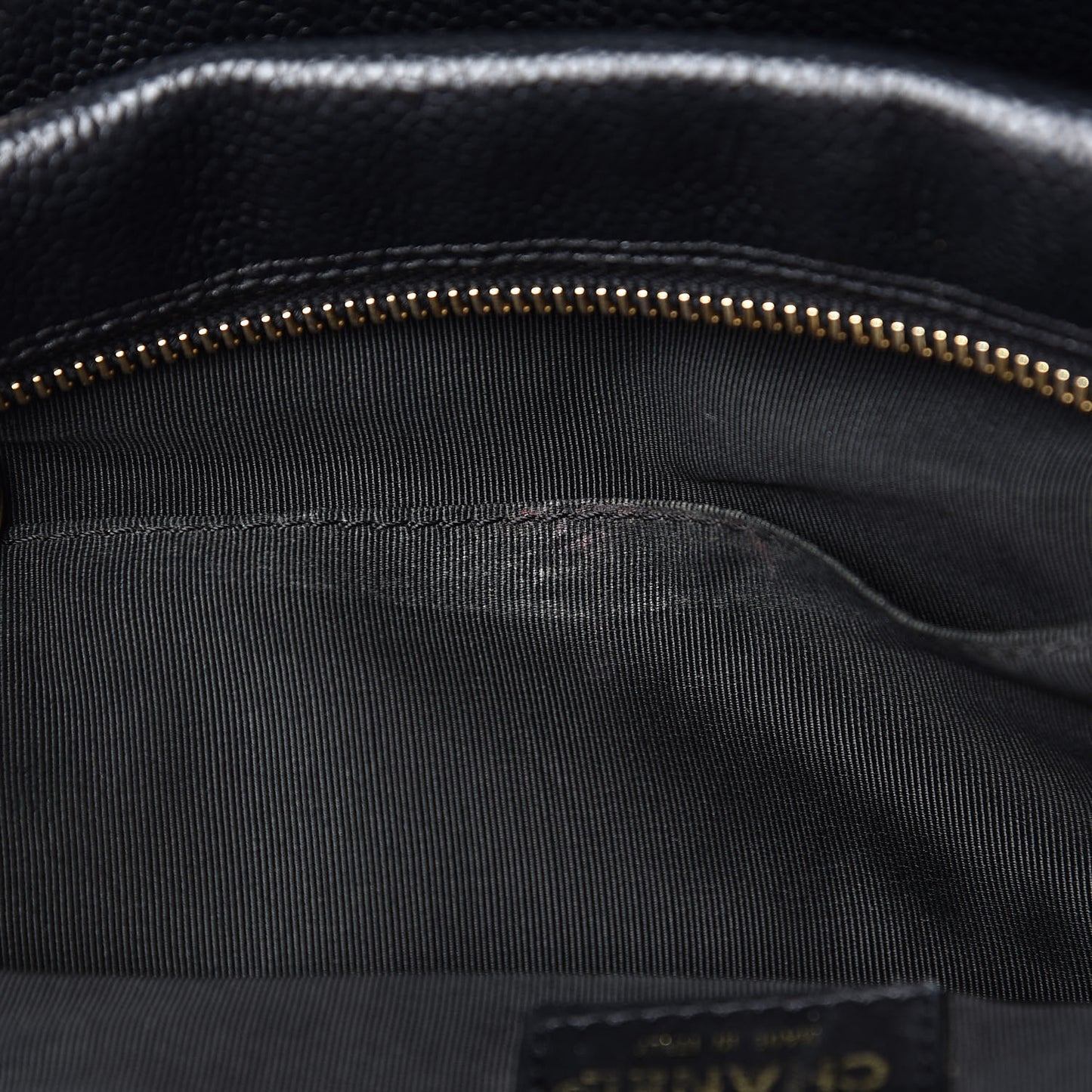 CHANELCaviarQuiltedPetitTimelessTotePTTBlack