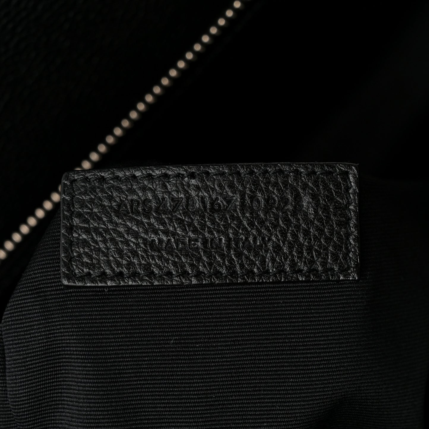 Grained Calfskin Large Souple Sac De Jour Black