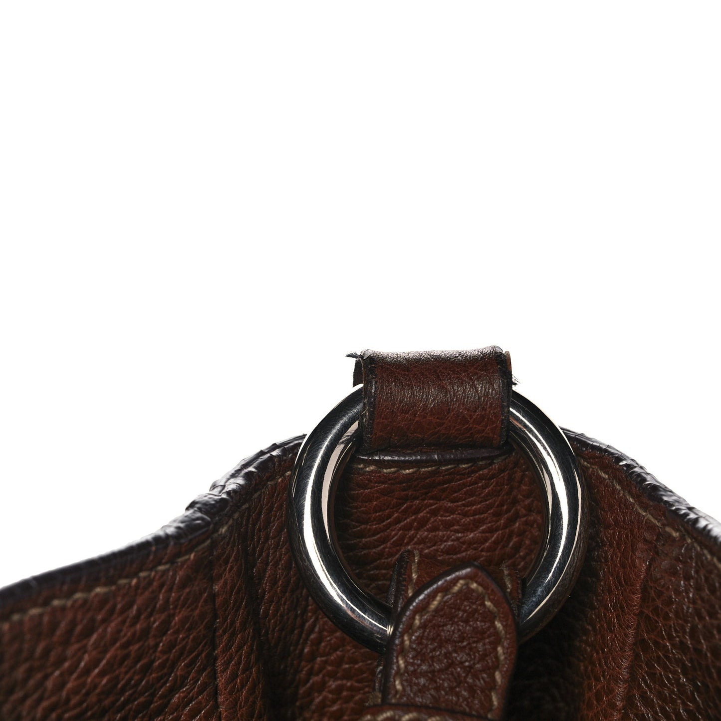 Vitello Daino Side Pocket Hobo Bruciato
