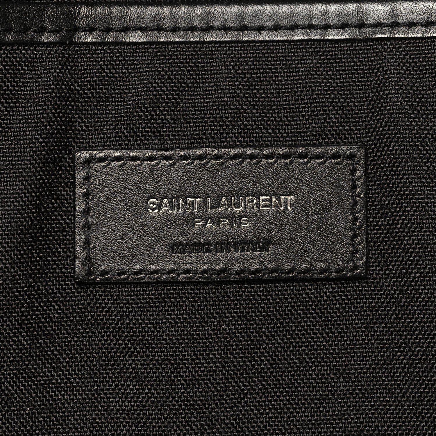 Saint Laurent Calfskin City Backpack Black 6 of 9