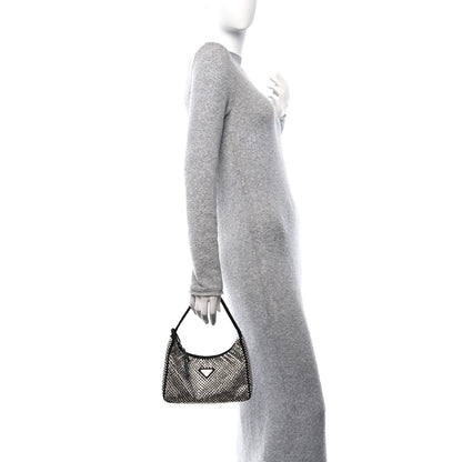 Prada Satin Crystal Mini Re-Edition 2000 Bag Cristal 2 of 9