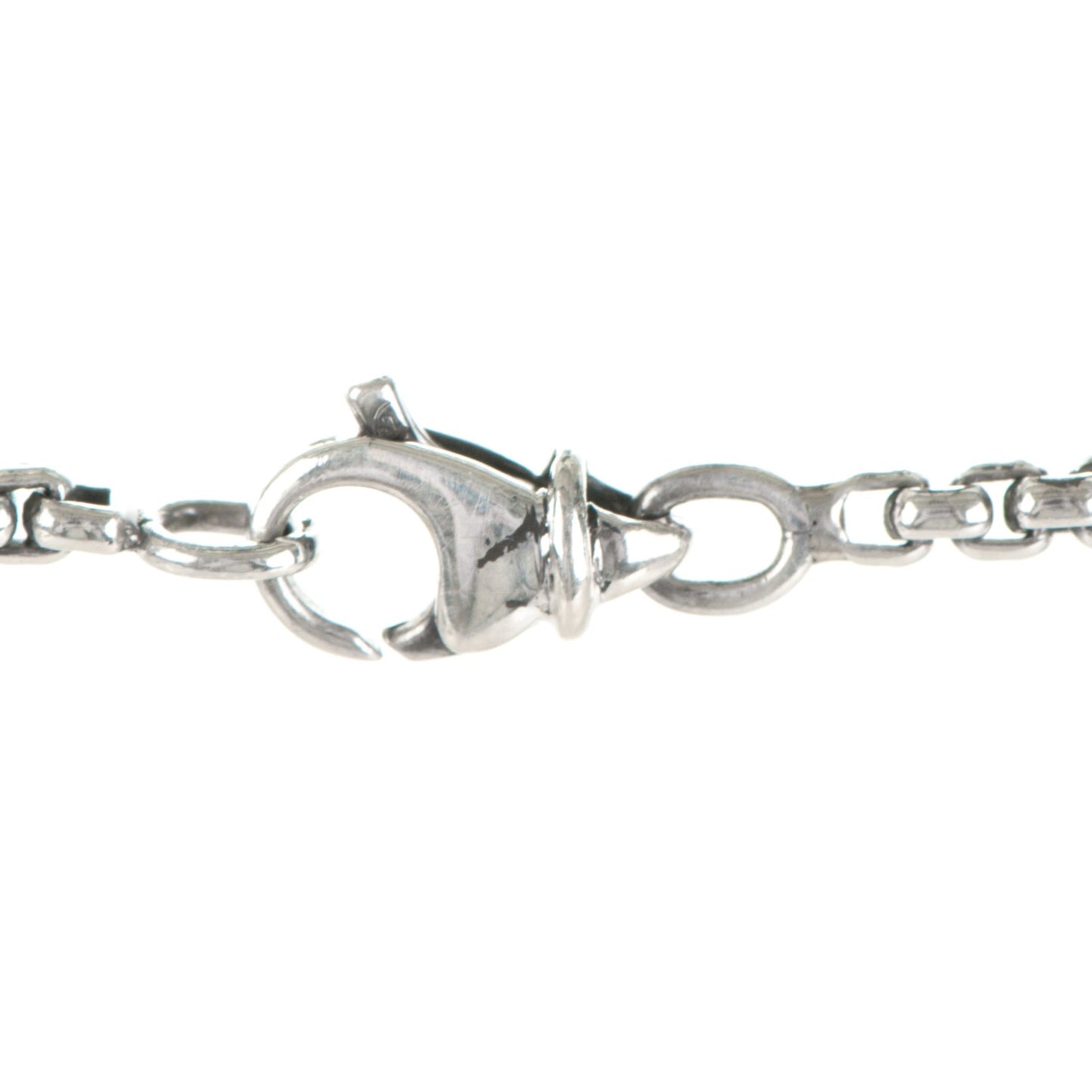 Sterling Silver 18K Yellow Gold Diamond 12mm Pave Cookie Necklace