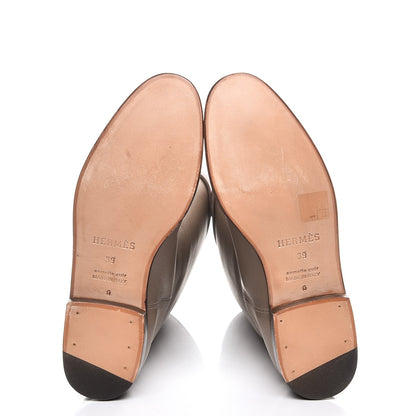 Hermes Swift Kelly Jumping Boots 39 Etoupe 5 of 10