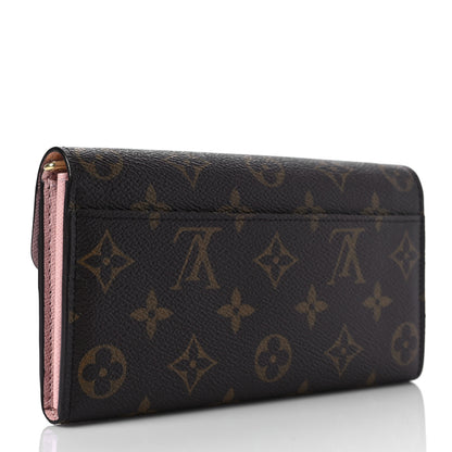 Louis Vuitton Monogram Sarah Wallet NM Rose Ballerine 3 of 8