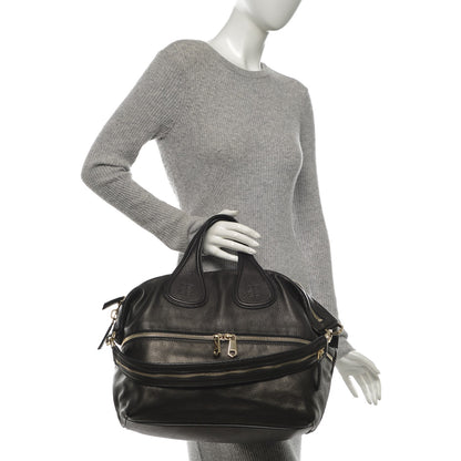 Givenchy Grained Calfskin Medium Zip Animation Nightingale Black 2 of 7