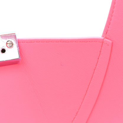 Alexander McQueen Smooth Calfskin Jeweled Hobo Bag Fluo Pink 12 of 14