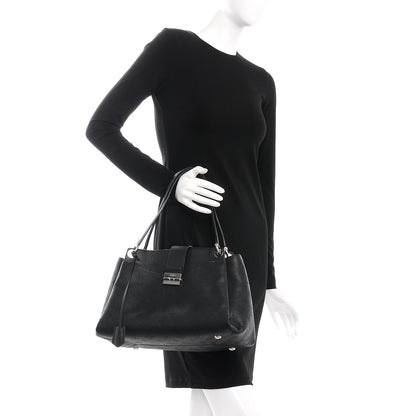 Louis Vuitton Mahina Calfskin Sevres Black 2 of 7