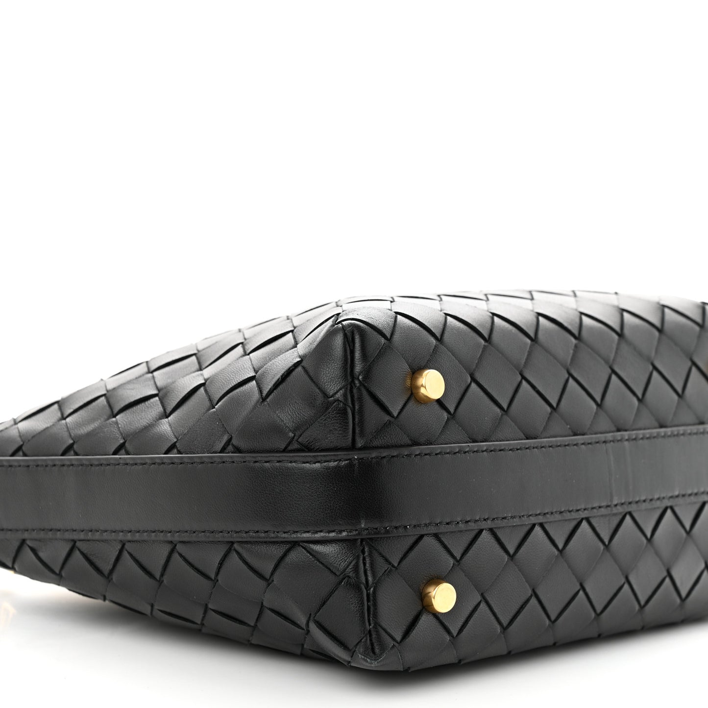 Calfskin Nappa Intrecciato Mini Wallace Black