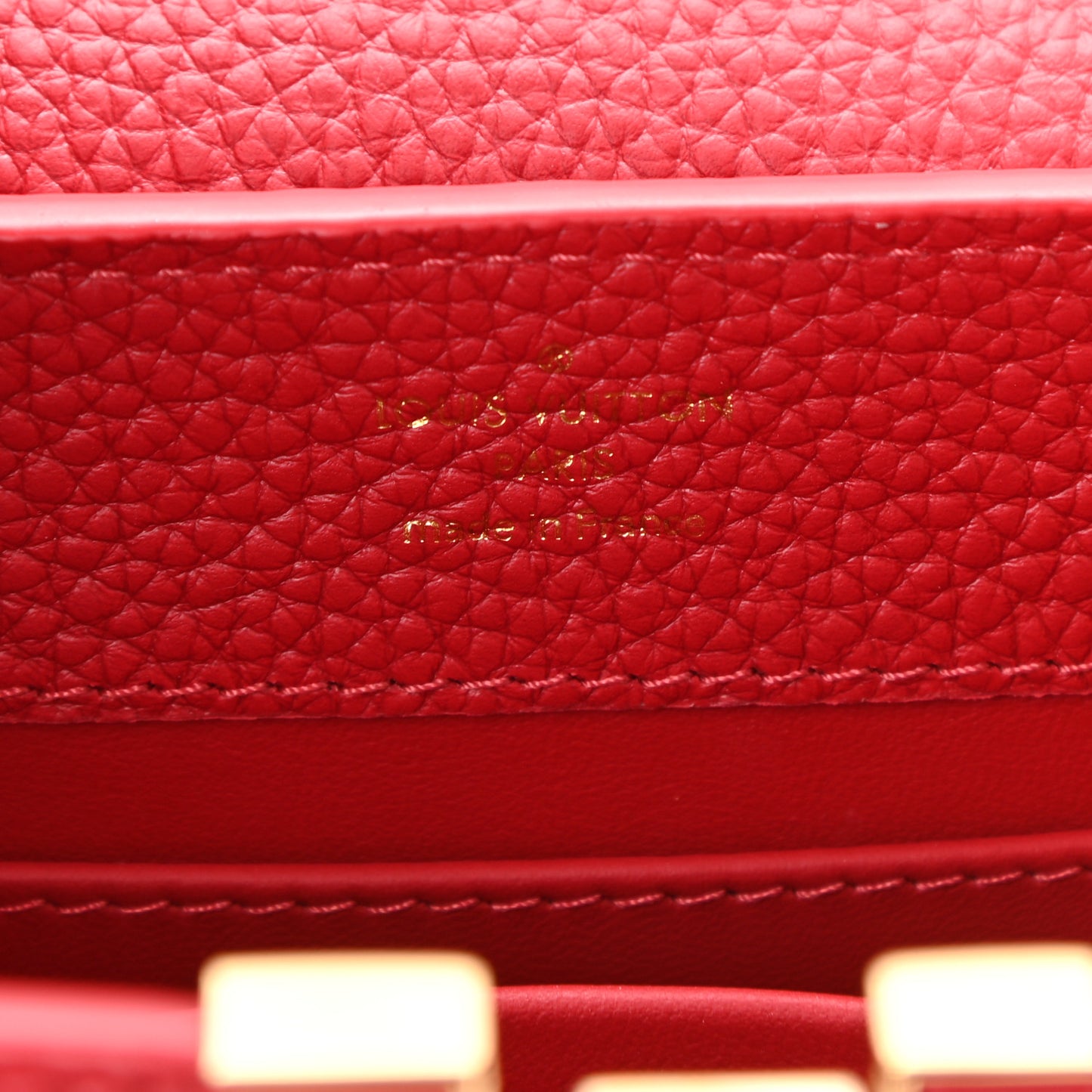 Taurillon Mini Capucines Scarlet