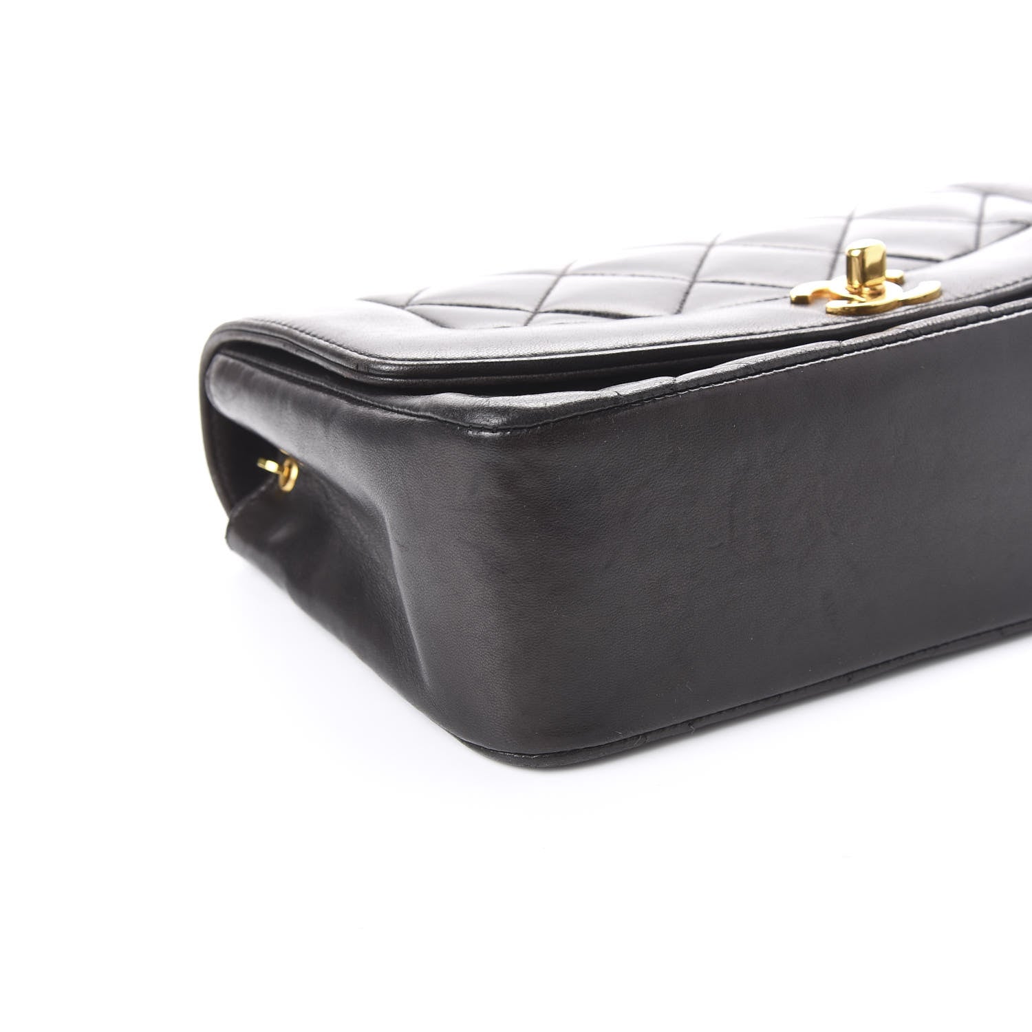 Chanel Lambskin Quilted Small Single Flap Black 7 of 9