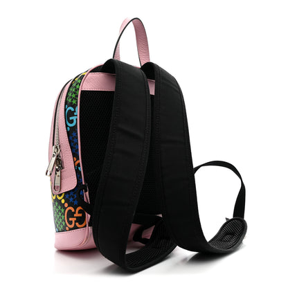 Gucci GG Supreme Monogram Psychedelic Small Day Backpack Black Multicolor Sugar Pink 3 of 13