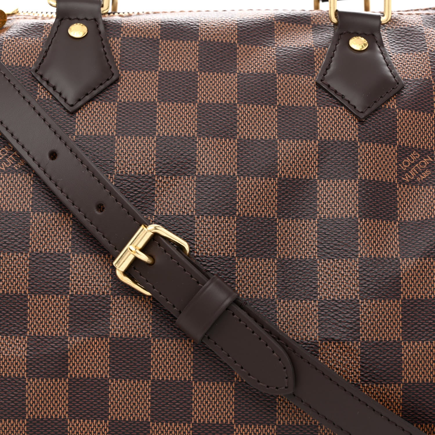 Louis Vuitton Damier Ebene Speedy Bandouliere 30 7 of 11