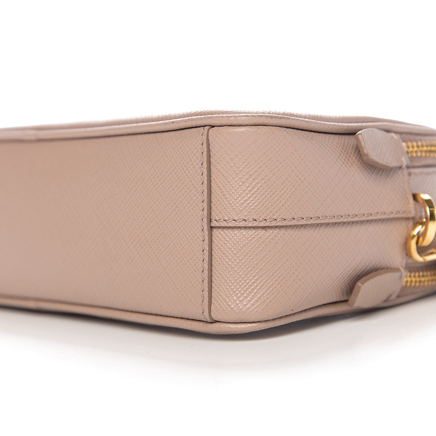 Saffiano Mini Camera Crossbody Cammeo