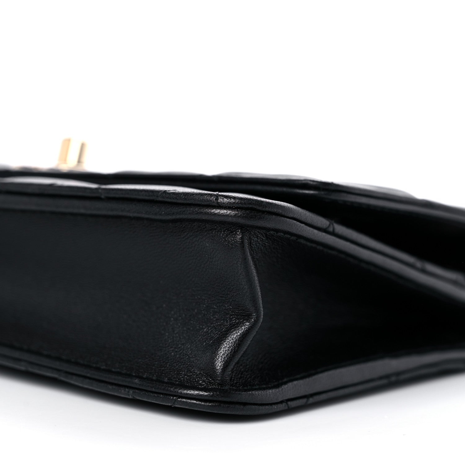 Chanel Lambskin Quilted Trendy CC Wallet On Chain WOC Black 10 of 11