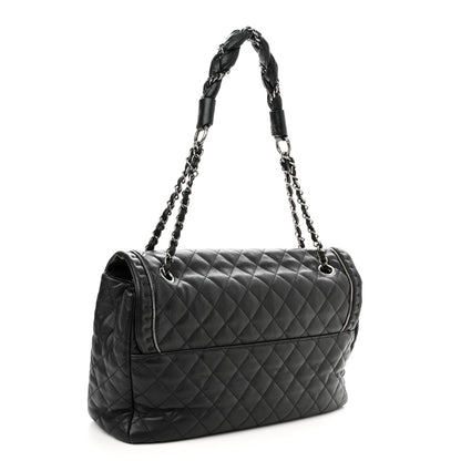 Chanel Calfskin Quilted Large Istanbul Flap Black 2 of 9