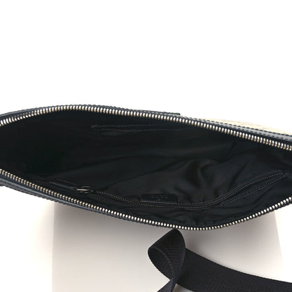 Gucci GG Supreme Monogram Web Messenger Bag Black 4 of 10