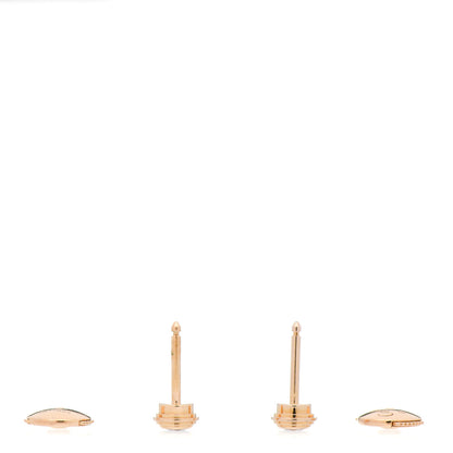 Cartier 18K Pink Gold Diamond MM D'Amour Earrings 3 of 3