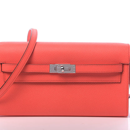 Hermes Epsom Kelly Wallet To Go Rose Texas 10 of 11