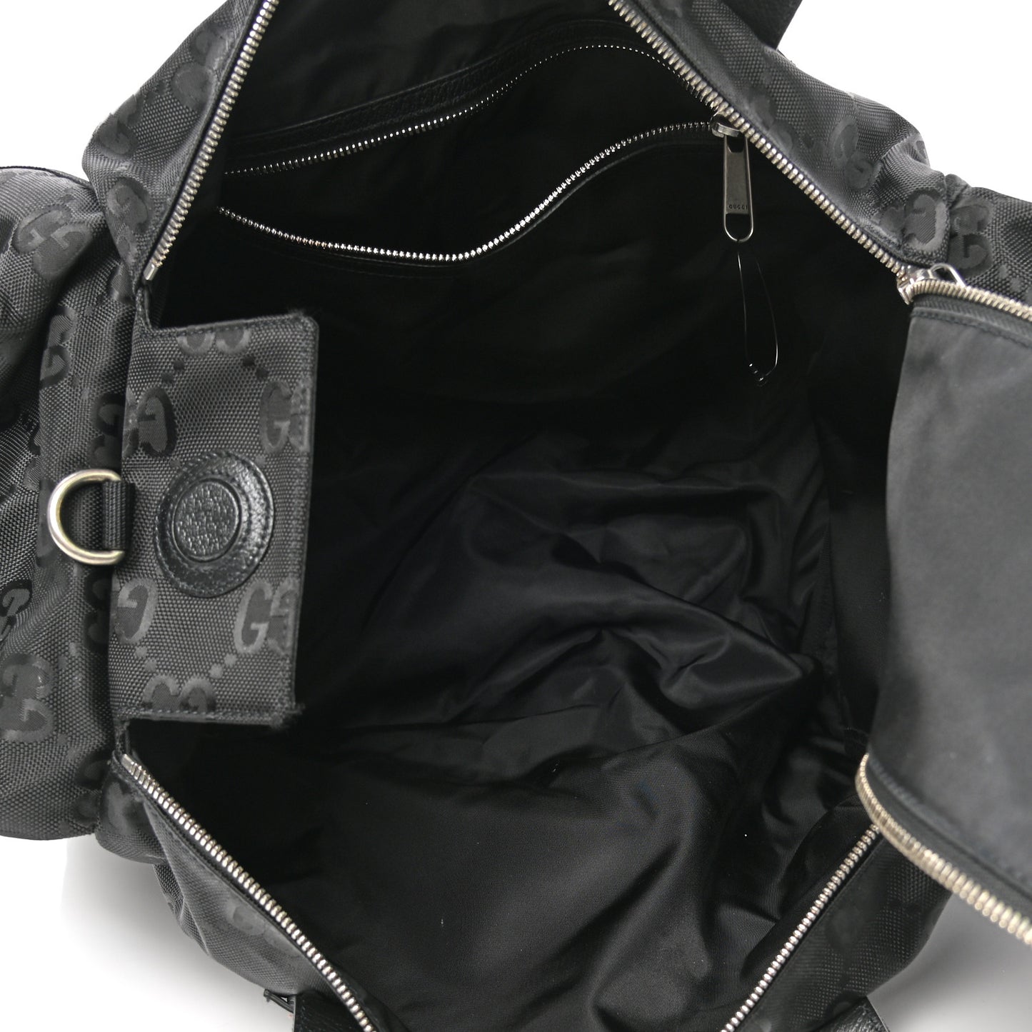 Econyl Nylon Monogram Off The Grid Duffle Bag Black