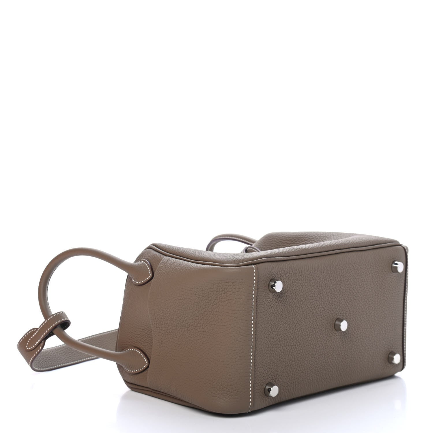Hermes Taurillon Clemence Lindy 26 Etoupe 3 of 4