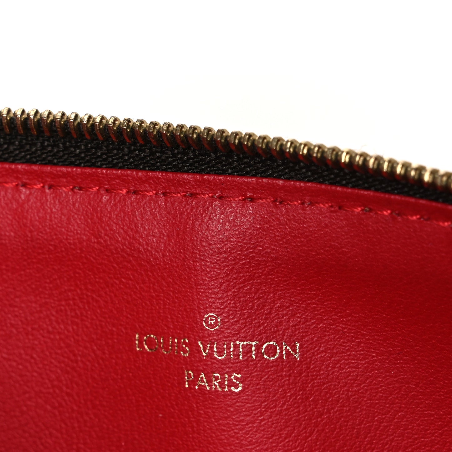 Damier Ebene Felicie Chain Wallet Zippered Insert