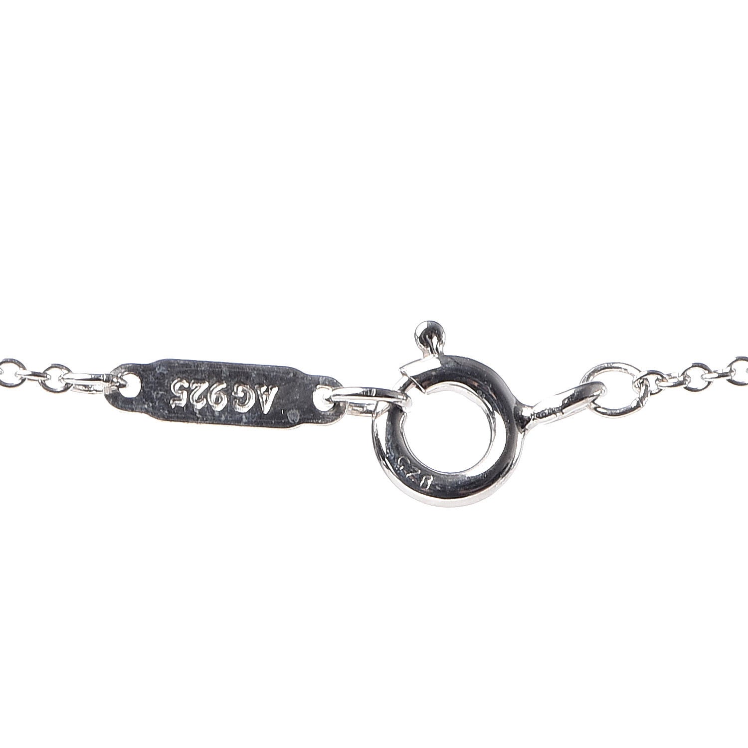 Tiffany Sterling Silver Return To Key Pendant Necklace 6 of 6
