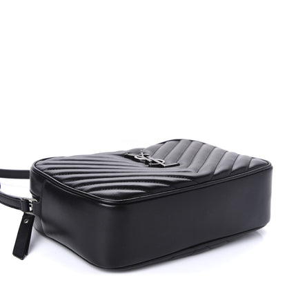 Saint Laurent Calfskin Matelasse Monogram Lou Camera Bag Black 5 of 10