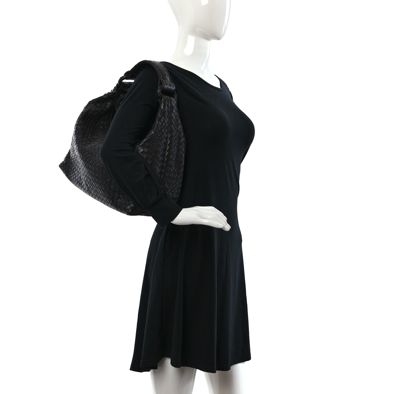 Bottega Veneta Nappa Intrecciato Sloane Hobo Moro 2 of 8