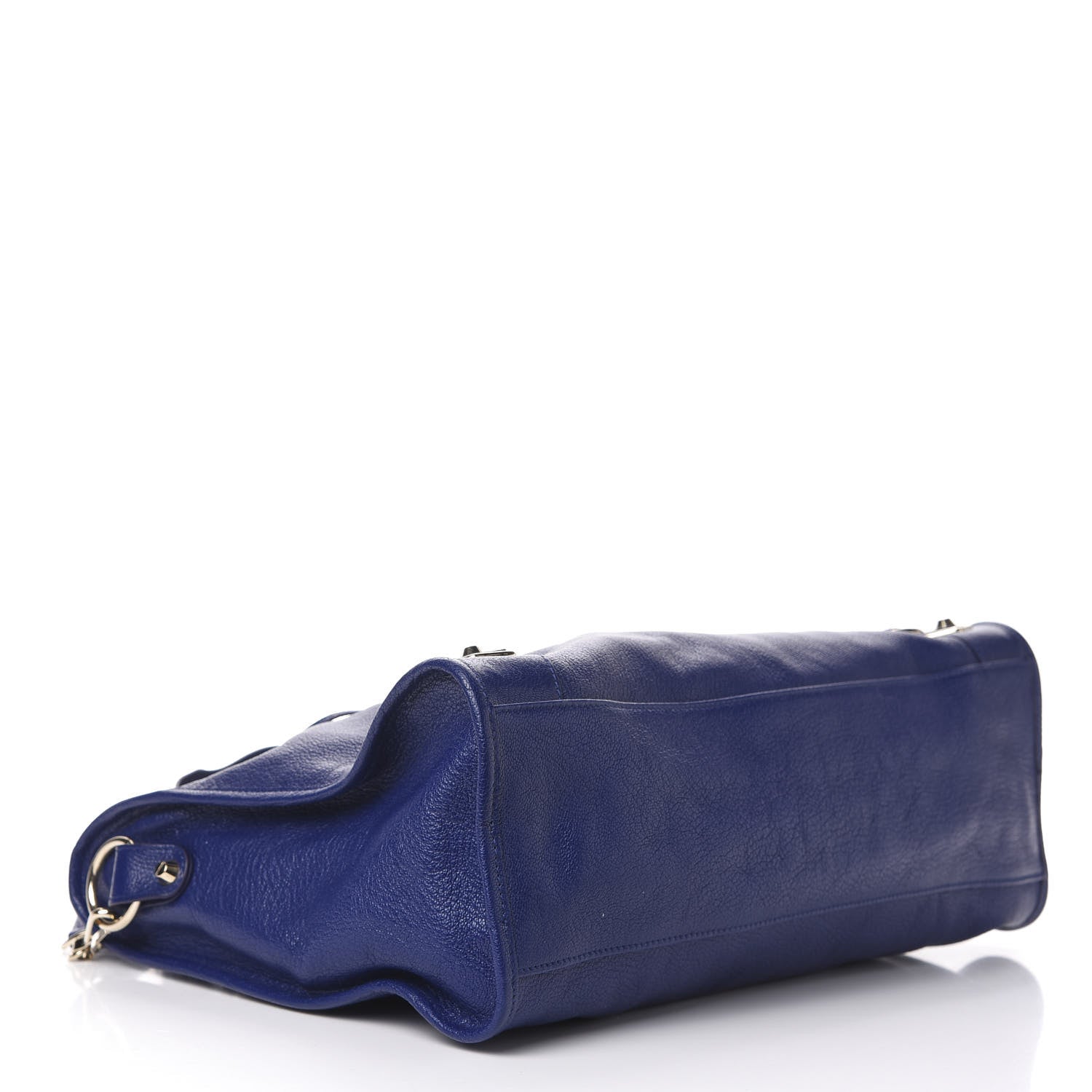 Balenciaga Chevre Gold Metallic Edge Hardware City Bleu Roi 5 of 11