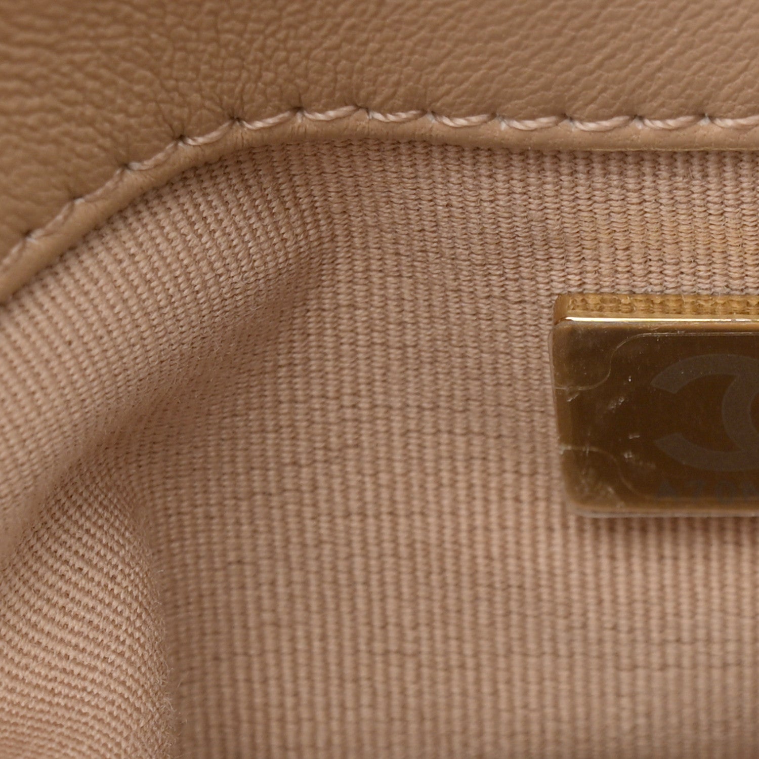 Chanel Lambskin Quilted Medium Chanel 19 Flap Dark Beige 7 of 10