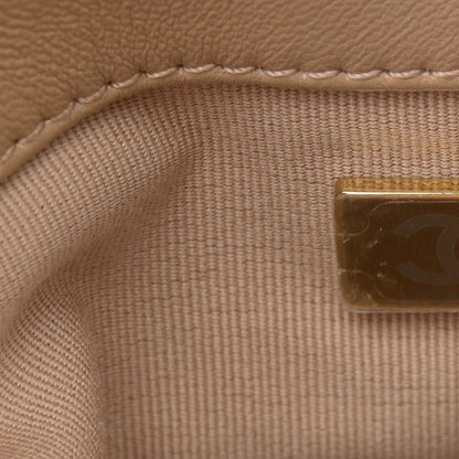 Chanel Lambskin Quilted Medium Chanel 19 Flap Dark Beige 7 of 10
