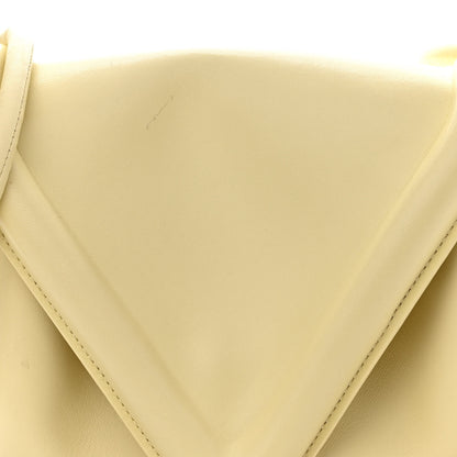 Bottega Veneta Lambskin Small Beak Triangle Flap Shoulder Bag Ice Cream 7 of 14