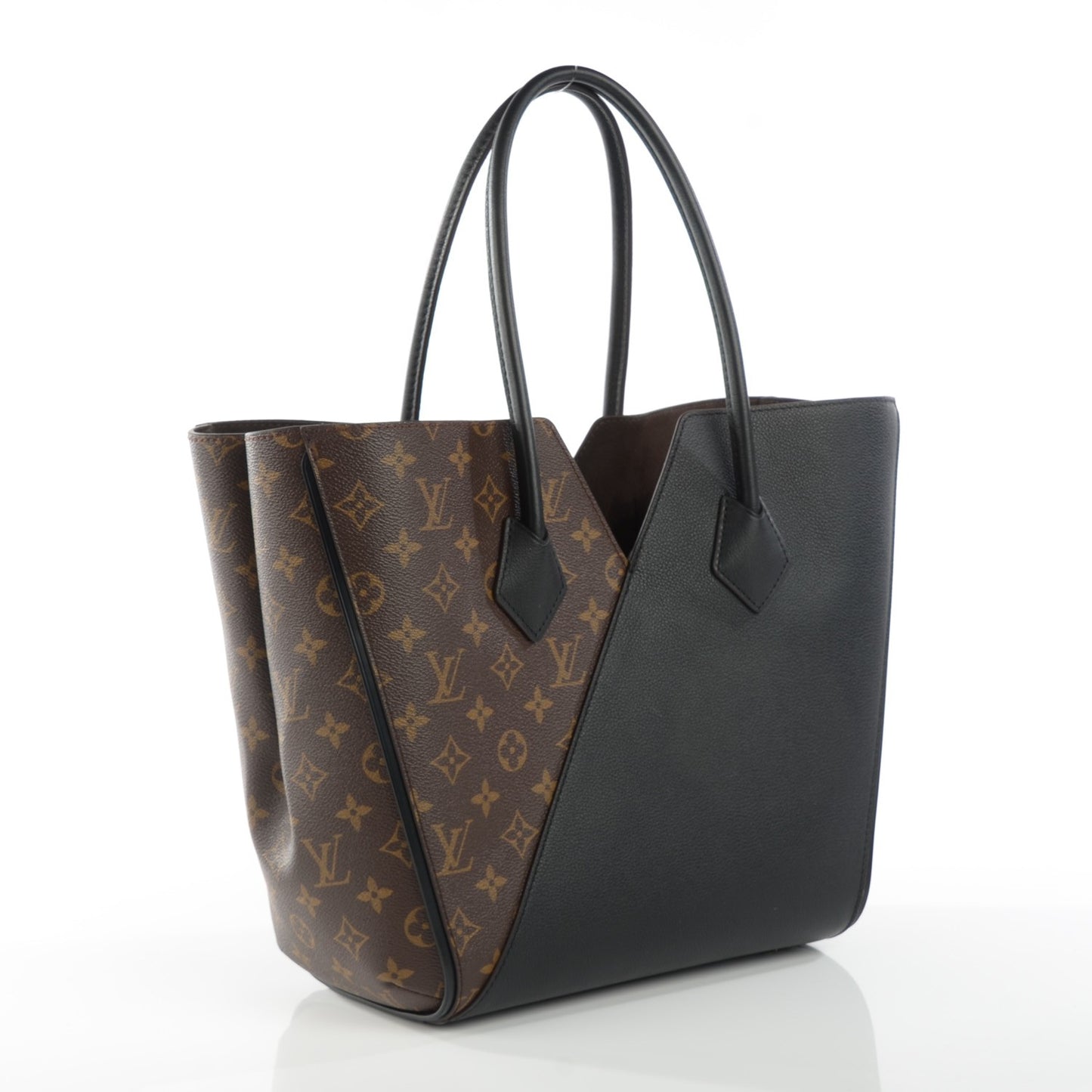 Calfskin Monogram Kimono Tote Black