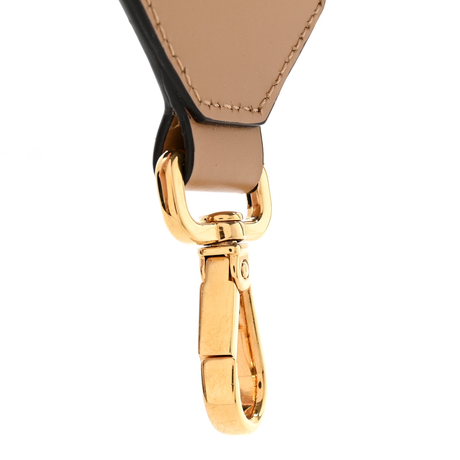 Fendi Ribbon Vitello King FF 1974 Adjustable Strap You Poudre Cuoio Miele Scuro 8 of 8