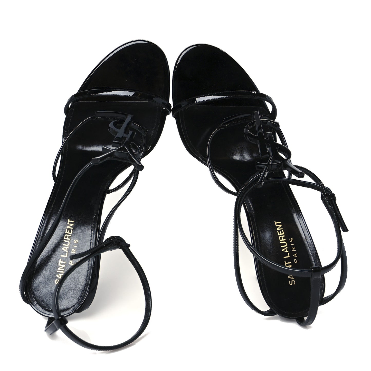 Patent Cassandra 95 Sandals 41.5 Black