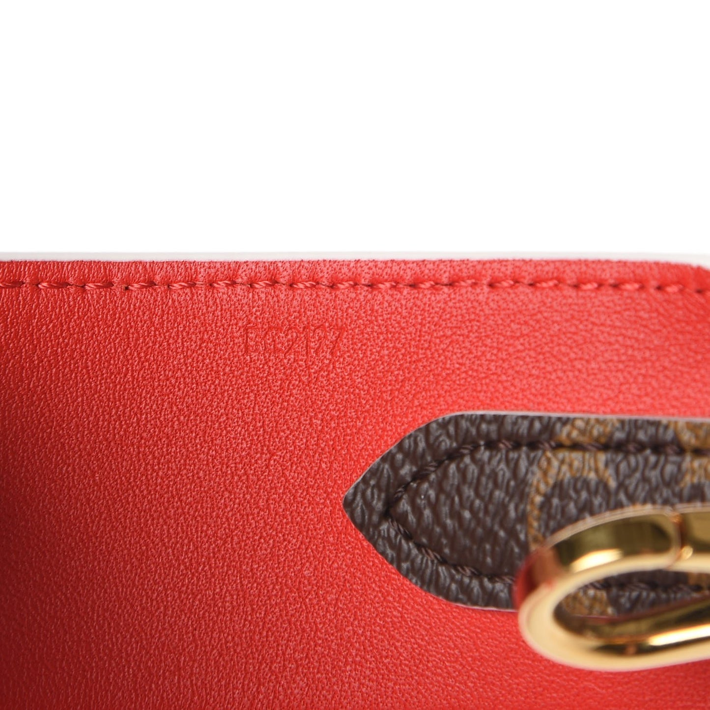 Monogram Bandouliere Shoulder Strap Red