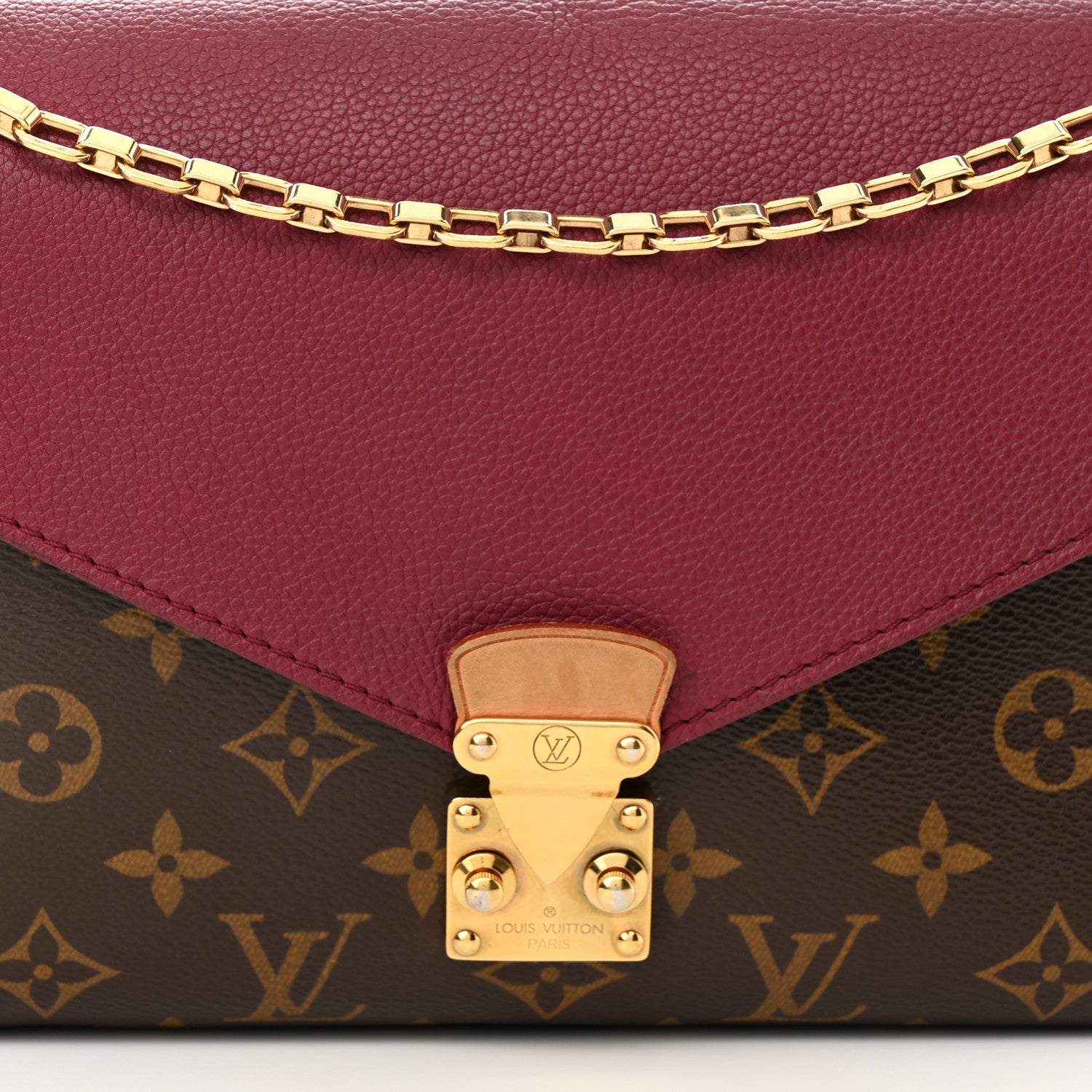 Louis Vuitton Monogram Pallas Chain Aurore 8 of 10