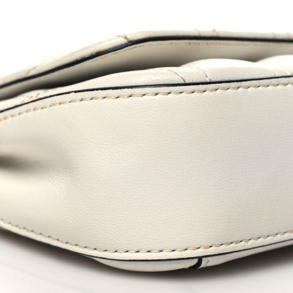 Versace Nappa Quilted Virtus Evening Bag White 8 of 12