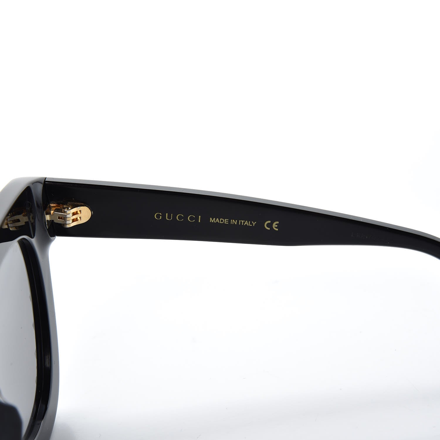 Gucci Acetate Stars Cat Eye Sunglasses GG0116S Black 7 of 8