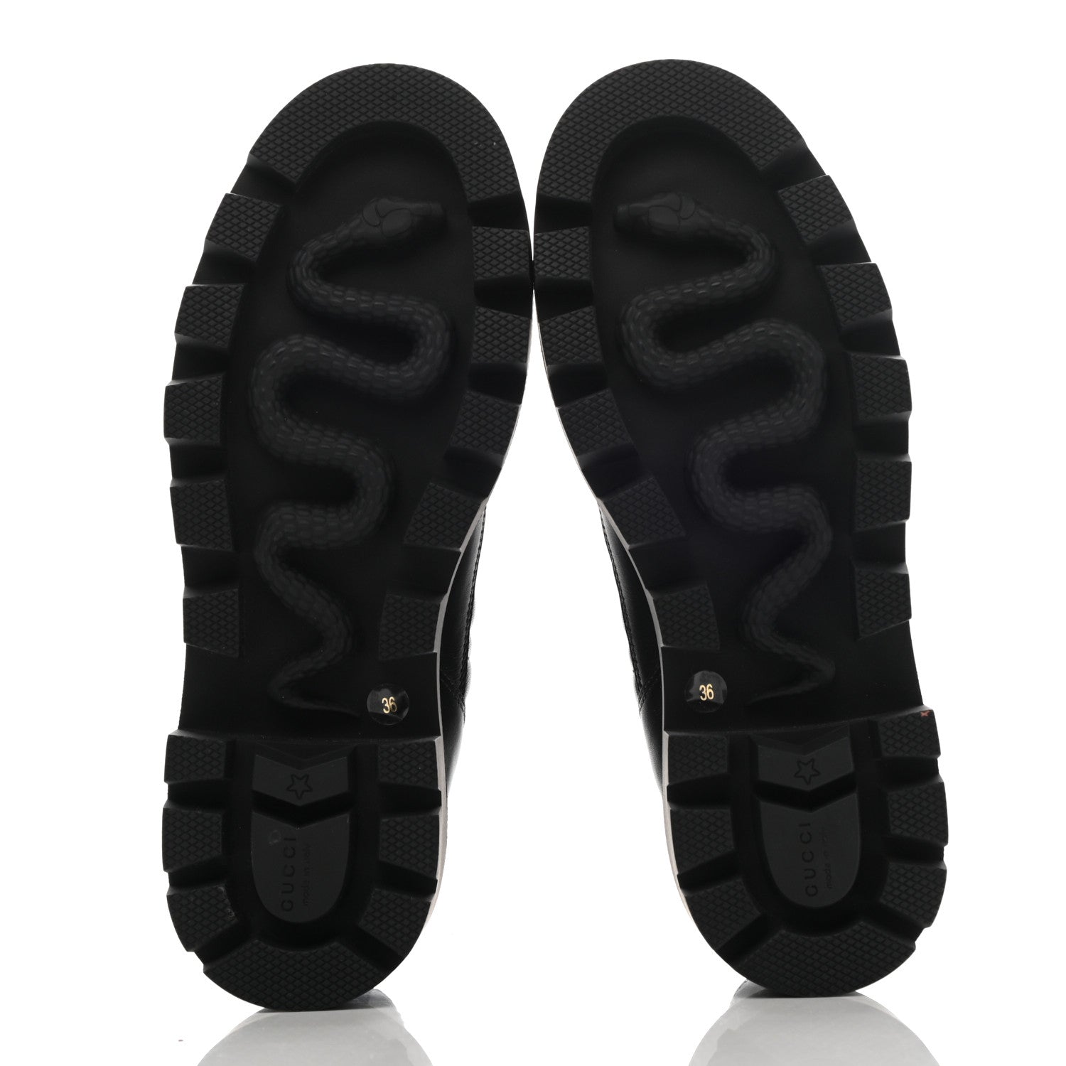 Gucci Calfskin Nappa Matelasse Frances Chelsea Boots 36 Black 5 of 8