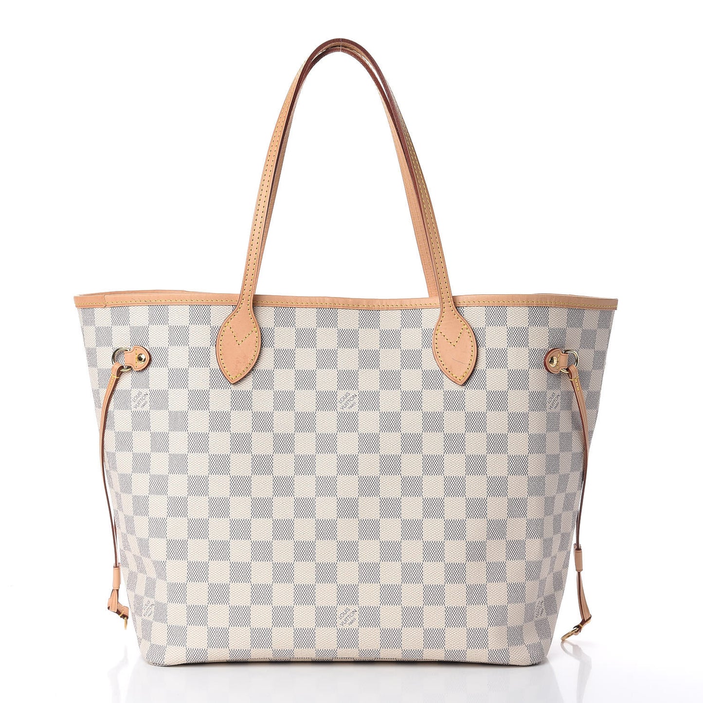 Damier Azur Neo Neverfull MM Rose Ballerine