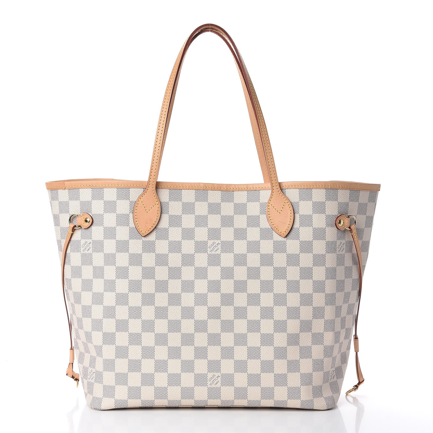 Louis Vuitton Damier Azur Neo Neverfull MM Rose Ballerine 3 of 14
