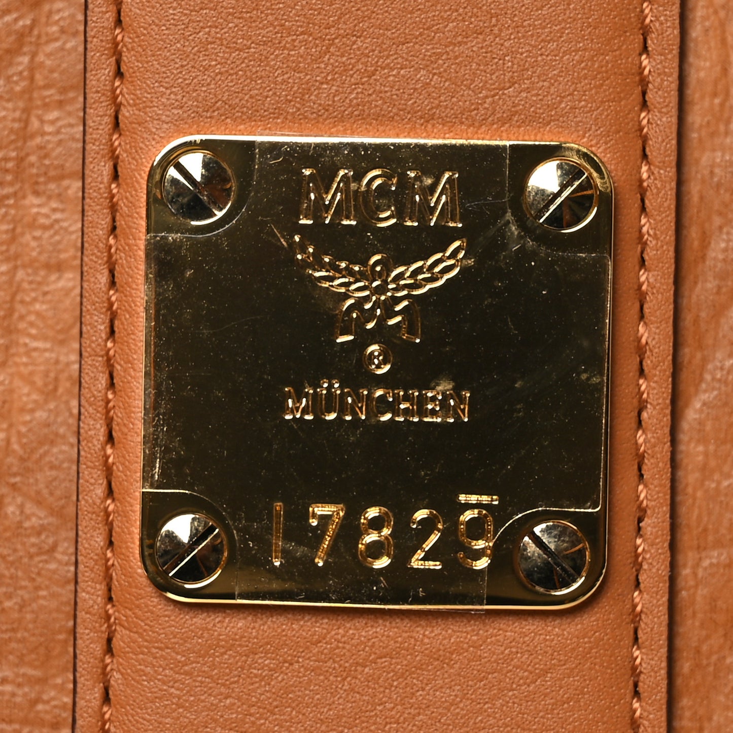 Visetos Medium Liz Reversible Shopper Tote Cognac