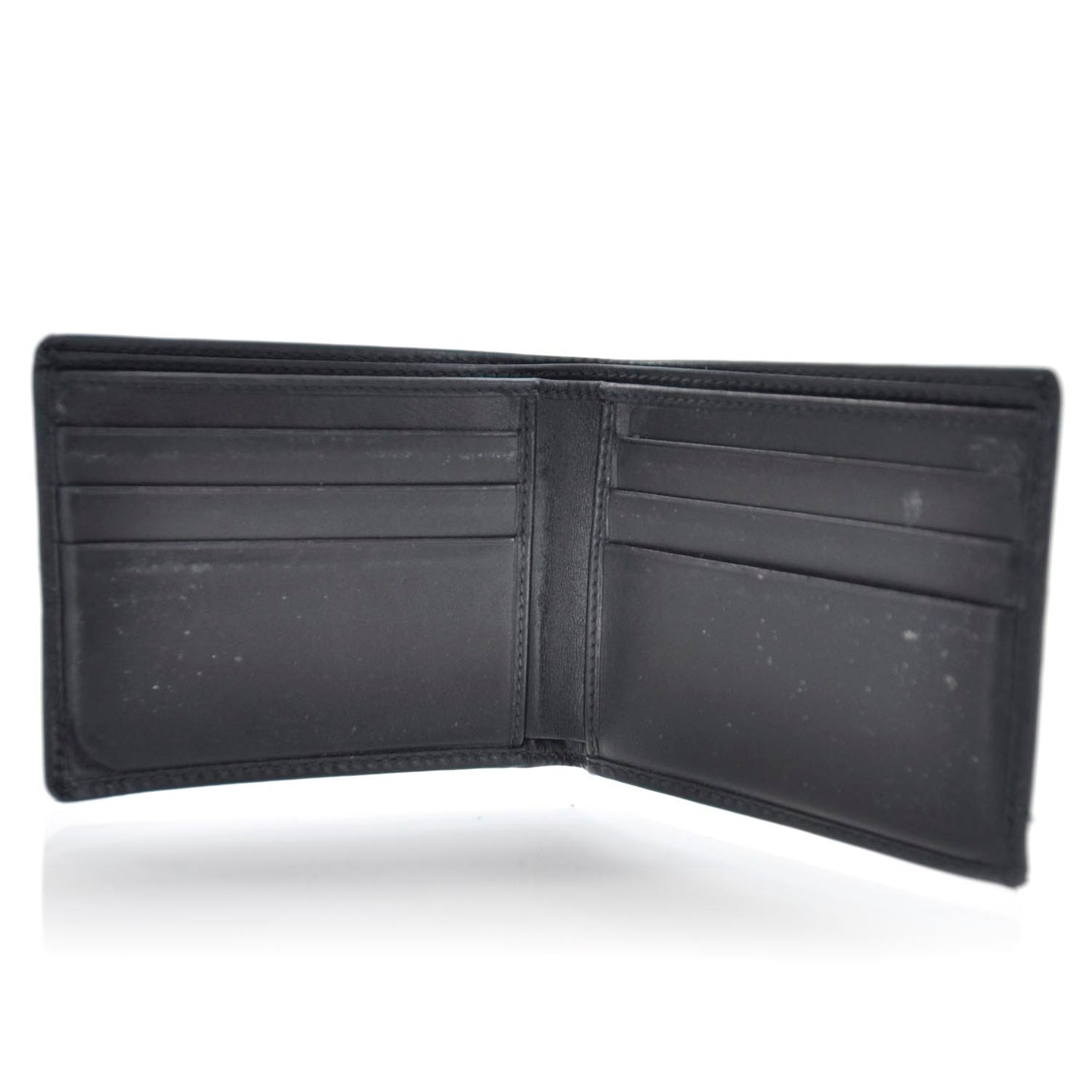 Mens Guccissima Web Bi-Fold Wallet Black