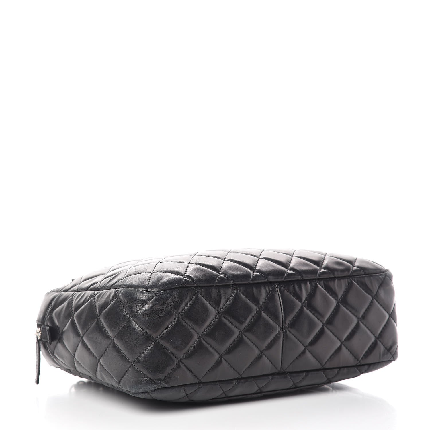 Chanel Lambskin Quilted Large Camera Case Black 4 of 17