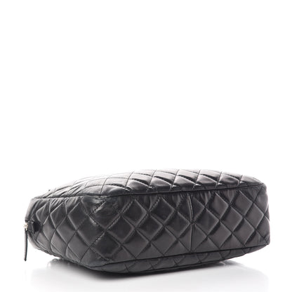 Chanel Lambskin Quilted Large Camera Case Black 4 of 17