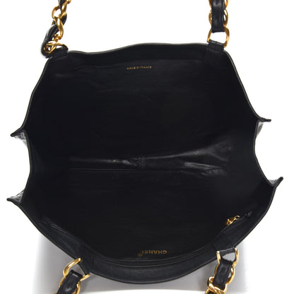 Chanel Lambskin CC Tote Black 5 of 12