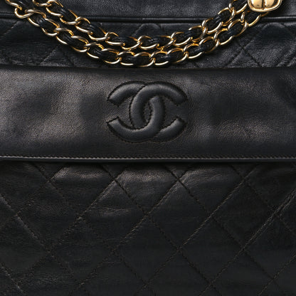 Chanel Lambskin Quilted CC Tassel Camera Case Black 9 of 13