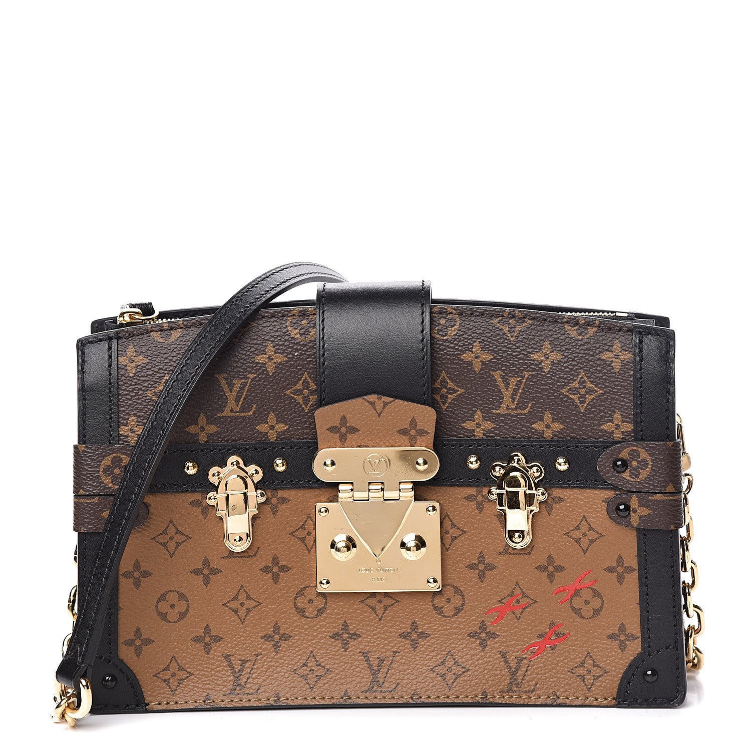 Louis Vuitton Reverse Monogram Trunk Clutch 1 of 9