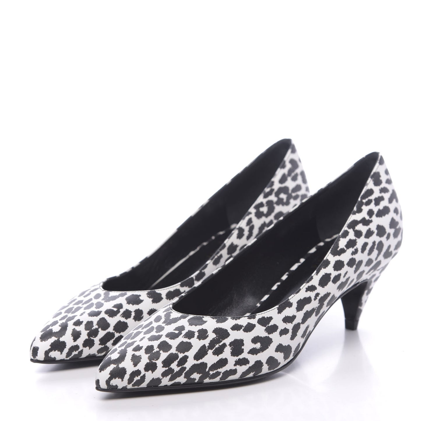 Soft Calfskin Baby Cat Paris 50 Pumps 35 Bianco White Black